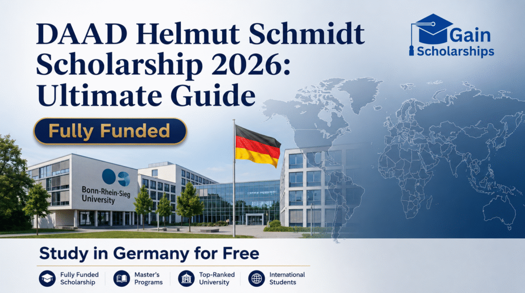 DAAD Helmut-Schmidt Scholarship 2027 Fully Funded Scholarship in Germany