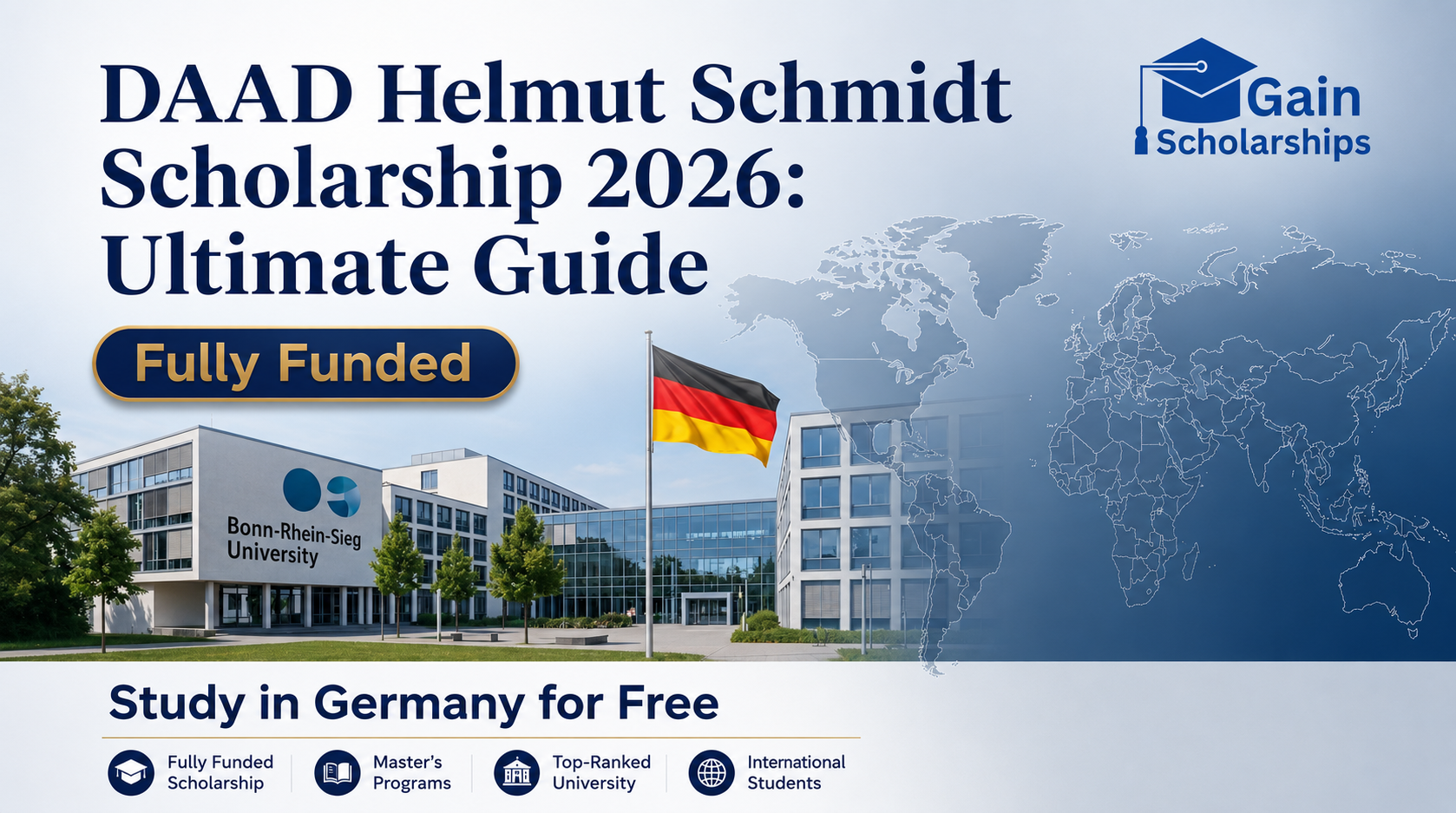 DAAD Helmut-Schmidt Scholarship 2027 in Germany | Fully Funded Master’s Guide