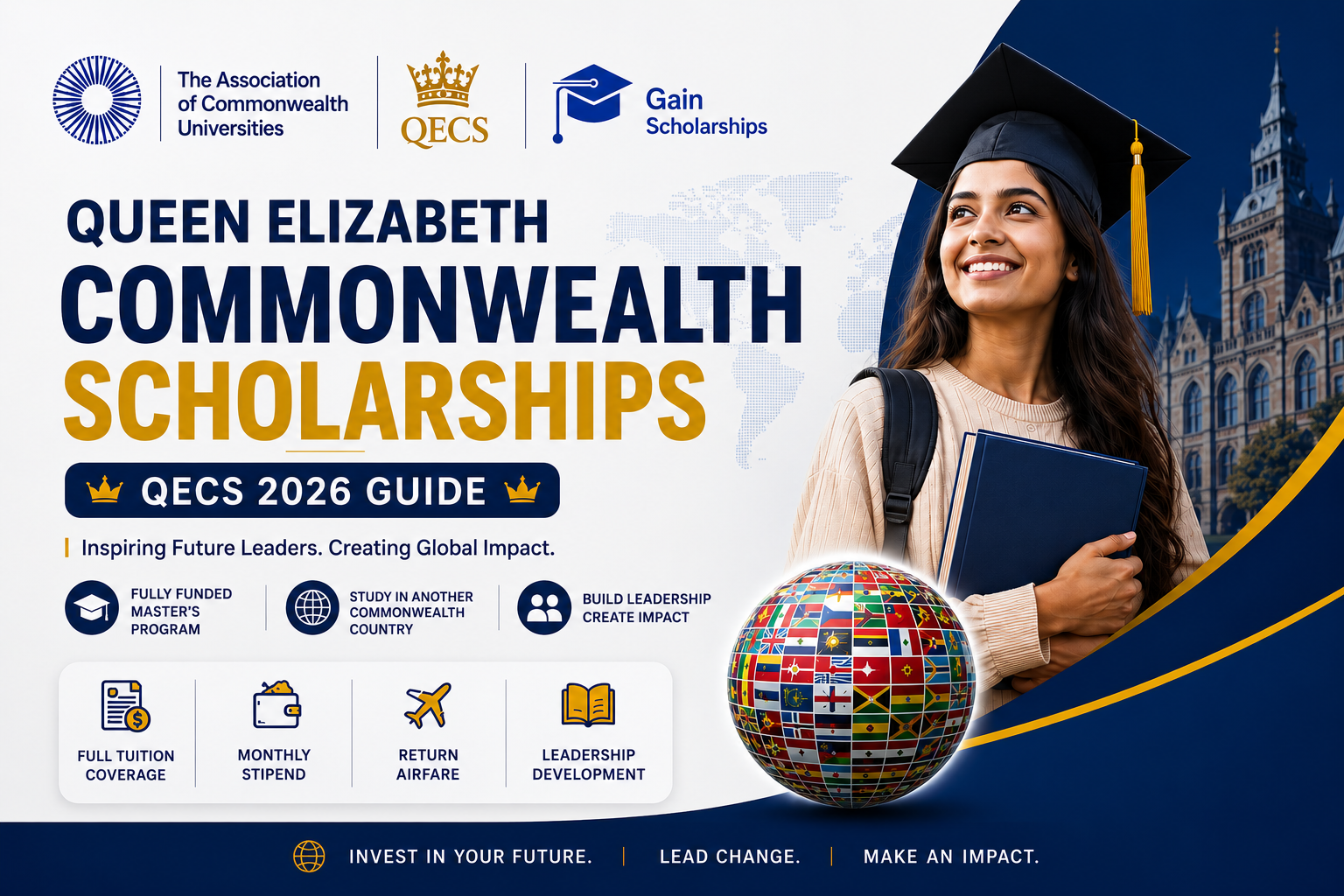 Queen Elizabeth Commonwealth Scholarships | QECS 2026 (Fully Funded Guide)