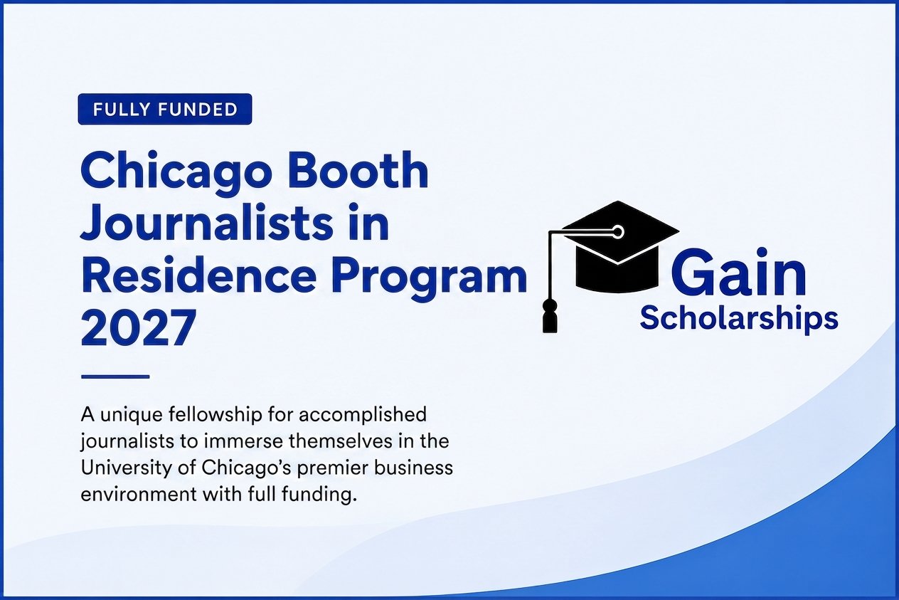 Chicago Booth Journalists in Residence Program 2027