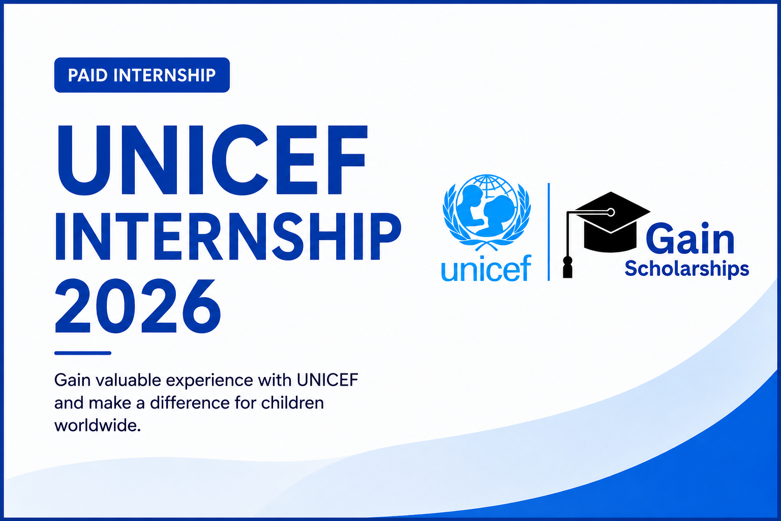 UNICEF Internship 2026: Eligibility, Stipend & How to Apply