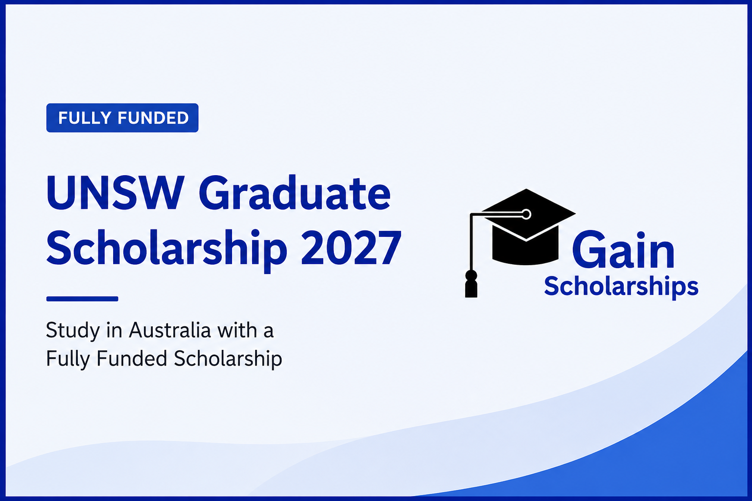 UNSW Graduate Scholarships 2027 in Australia