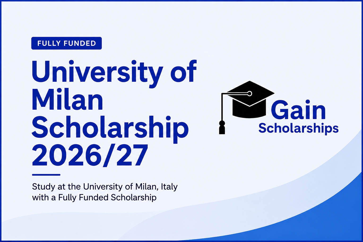 University of Milan Regional Scholarship 2026/27: Eligibility & How to Apply